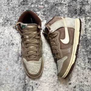 Nike Dunk High Retro SE Light Chocolate Brown Sail DH5348-100 Mens Size 8